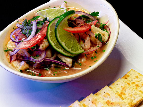 Ceviche<br><FONT COLOR="#00aaa0">$15.99</FONT>